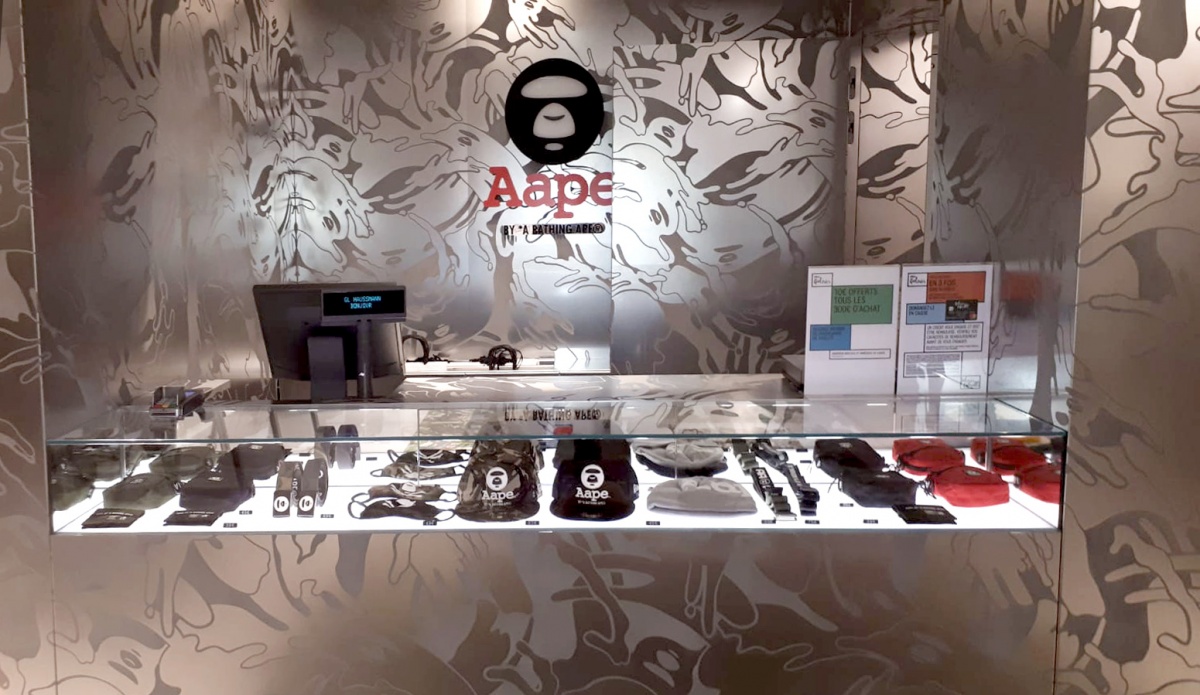 Boutique Aape - Galeries Lafayette Hommes : image_projet_mini_107566