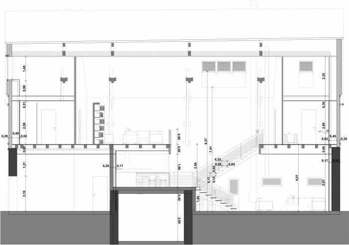 Rhabilitation d'une grange en Habitation individuelle : Pro delette-4