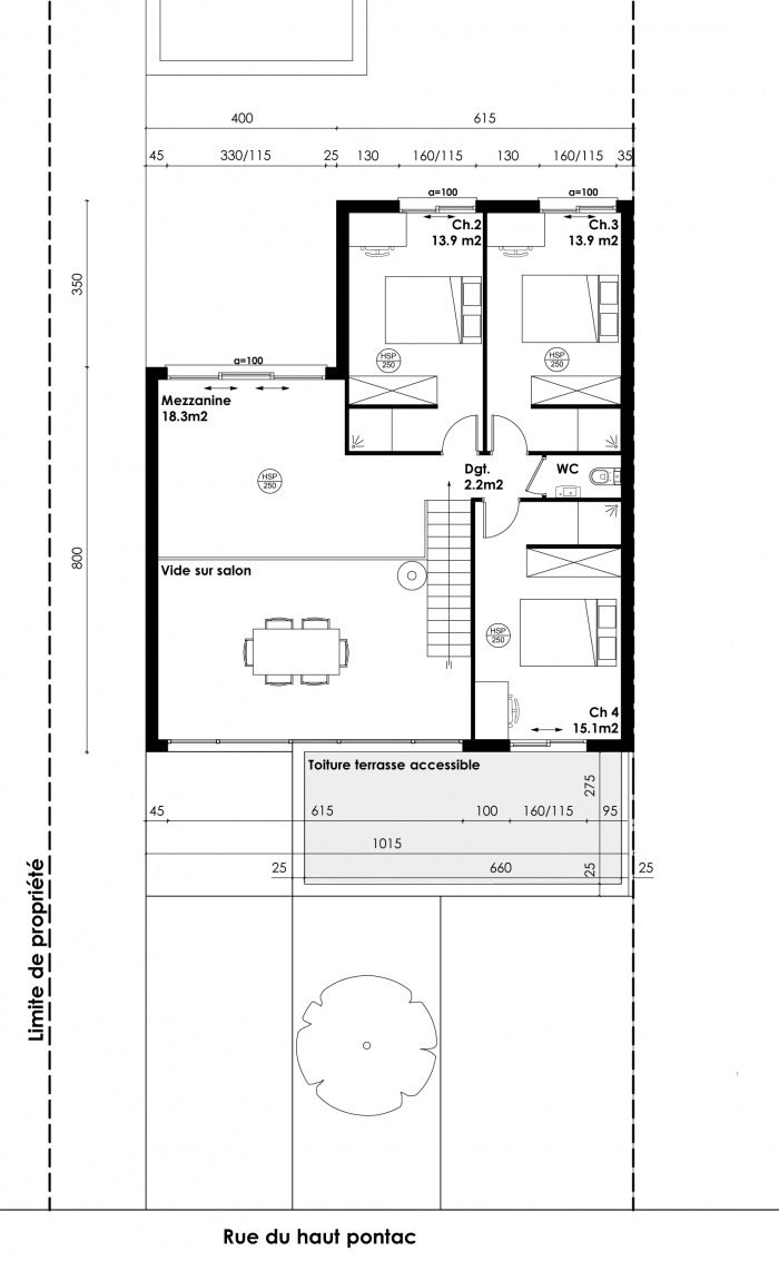 Construction d'une maison individuelle : R+1